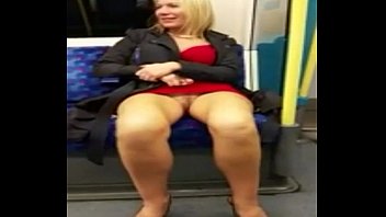 WHITE WOMAN SHOW'_S PRETTY PUSSY ON TRAIN-T BABY