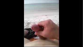 beach handjob